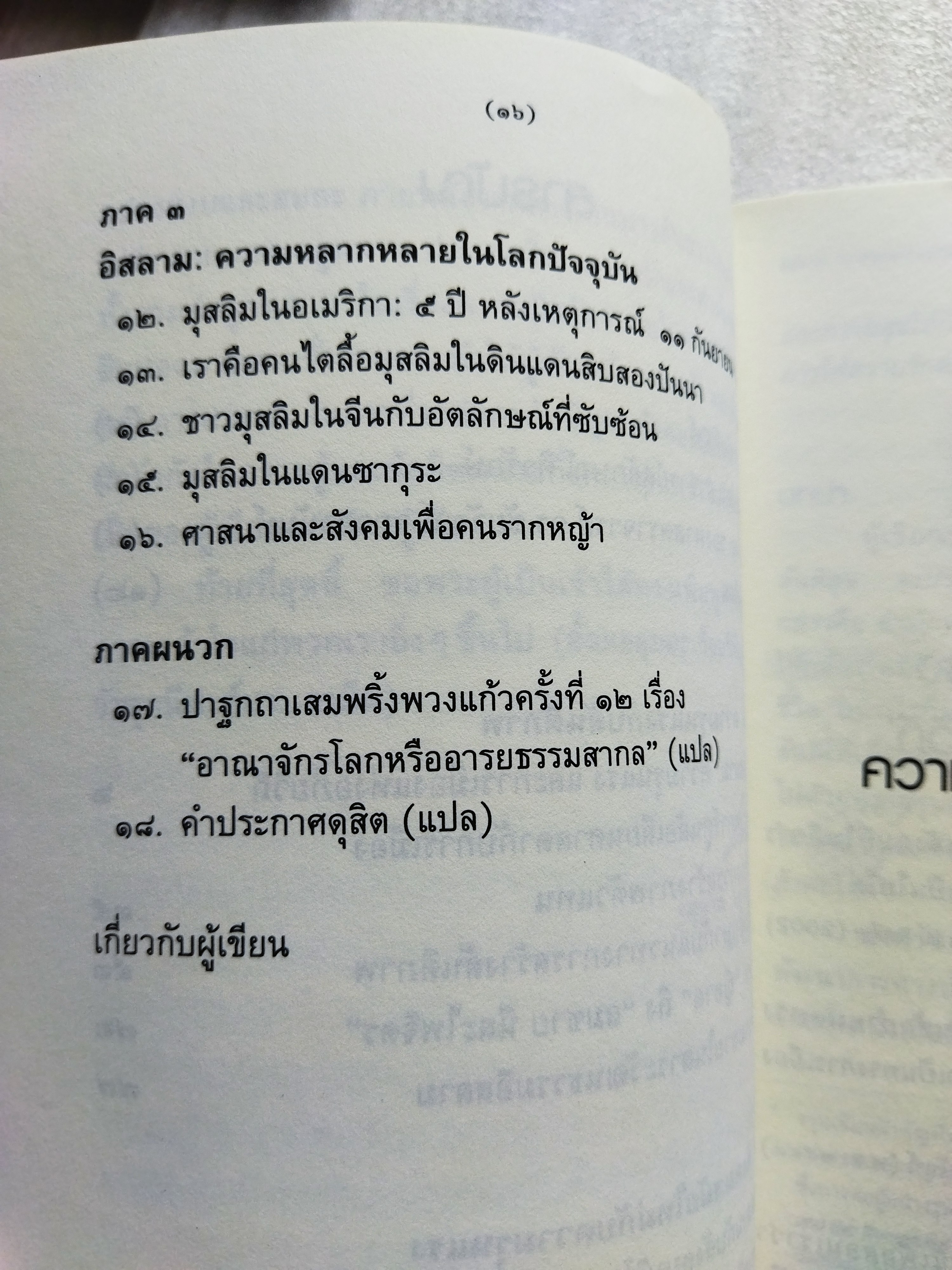 ความรุนแรง สันติภาพ และความหลากหลายในโลกอิสลาม