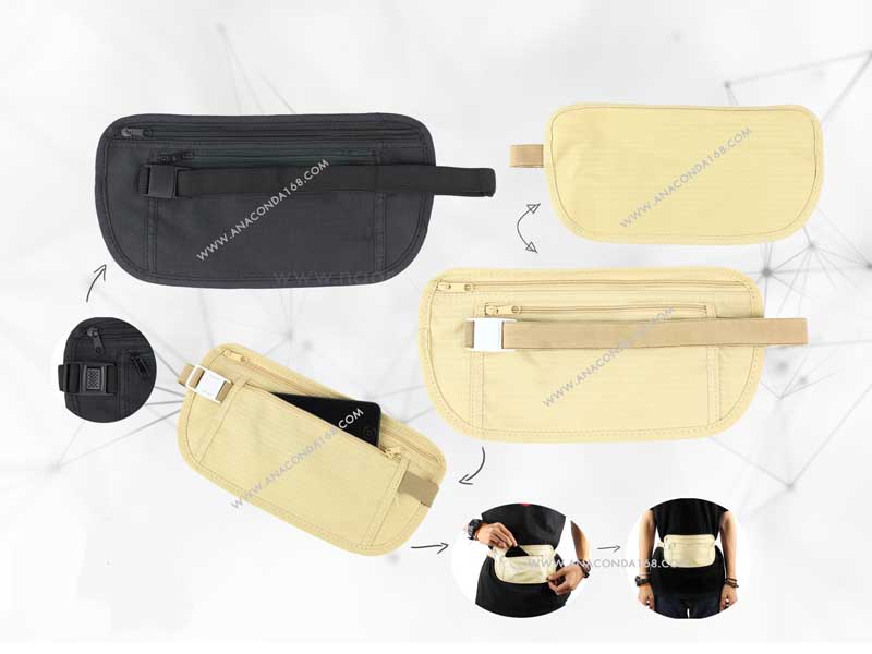 กระเป๋าคาดเอว Travel Safe กระเป๋าซ่อนเงิน (Money Belt)