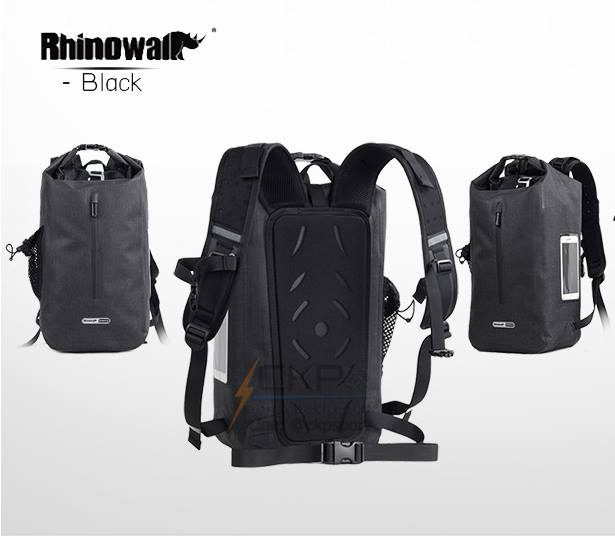 กระเป๋าเป้กันน้ำ 100% Rhinowalk รุ่น TF710 สีดำ