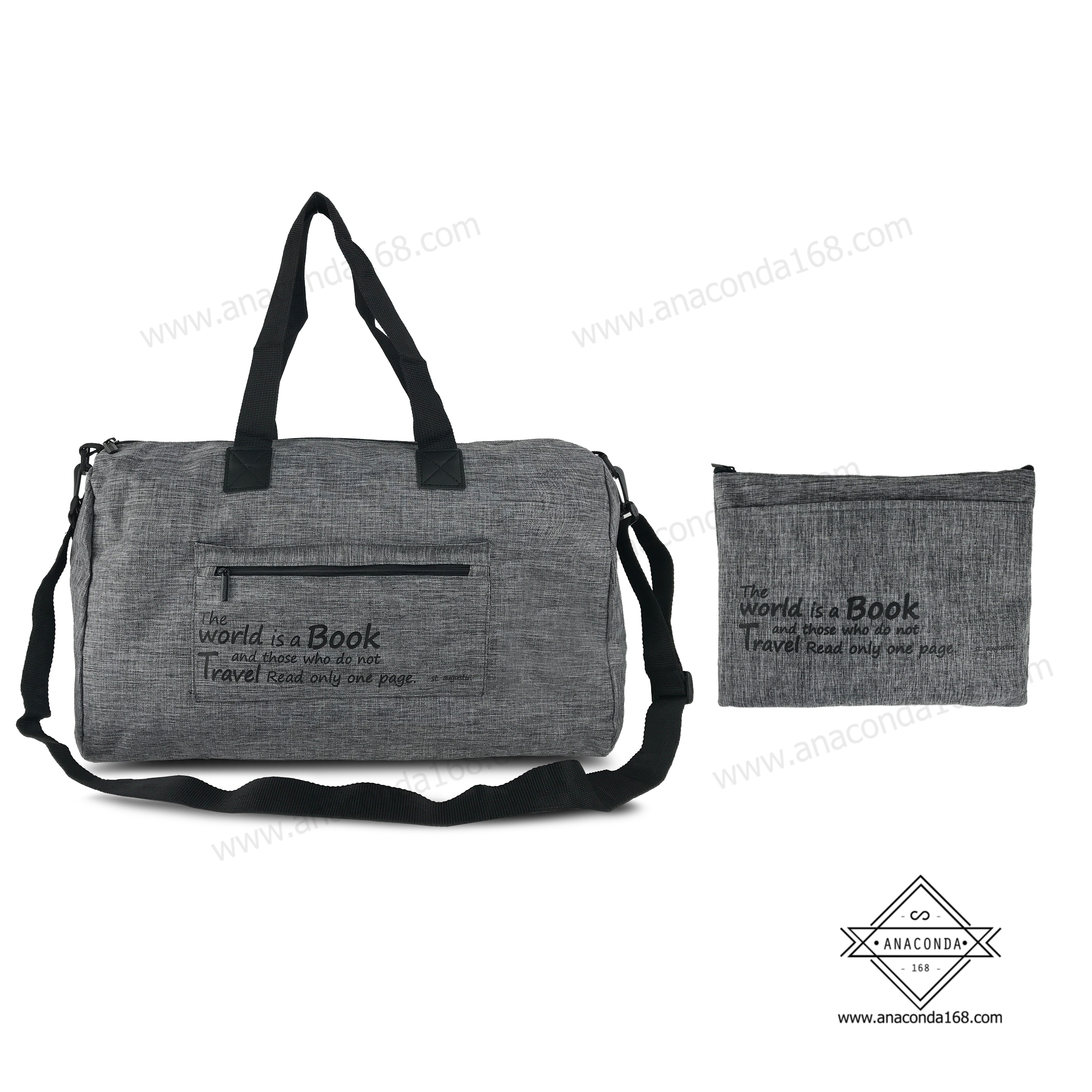 กระเป๋าเดินทางพับเก็บได้แบบสะพายข้าง