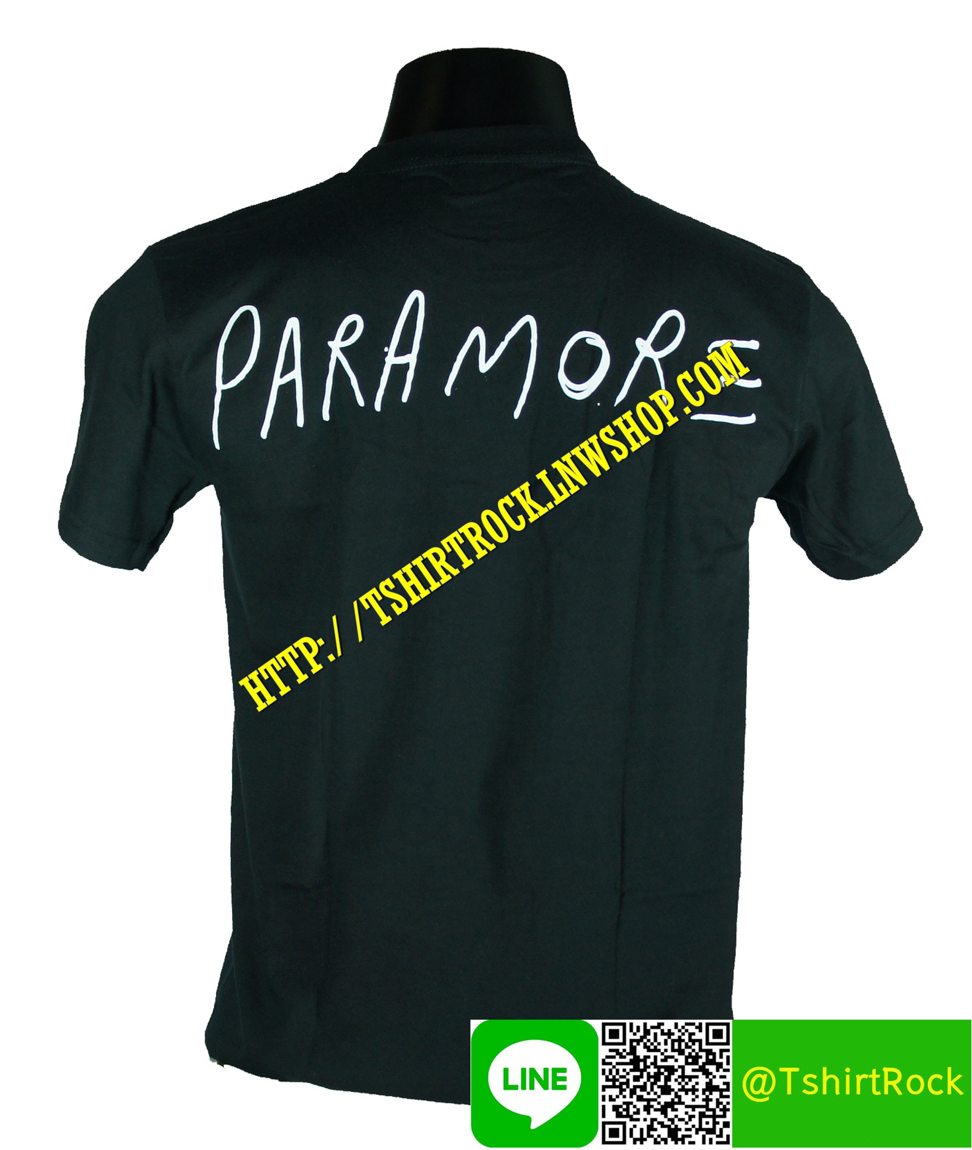 PARAMORE เสื้อยืดวงร็อค เมทัล ดนตรี เสื้อวงพาร์อะมอร์ PRM1550