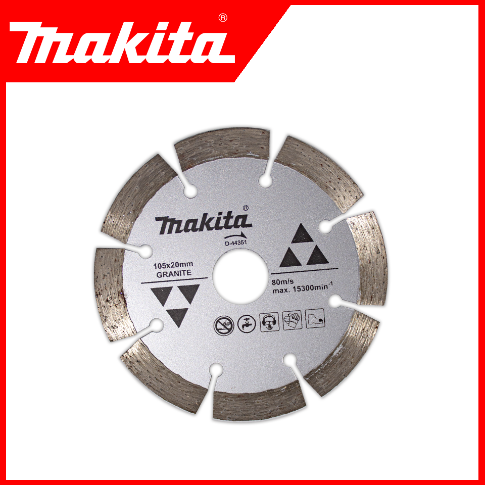 MAKITA ใบตัดเพชร 4"นิ้ว(น้ำ-แกรนิต) รุ่น D-44351