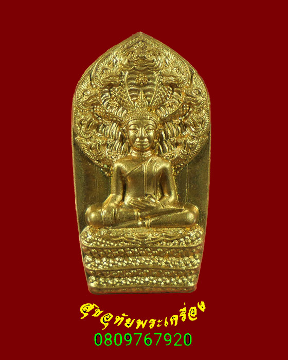 353.พระนาคปรกเจริญพร หลวงปู่จันทร์หอม วัดบุ้งขี้เหล็ก ปี2556 สวยกริ๊บครับ