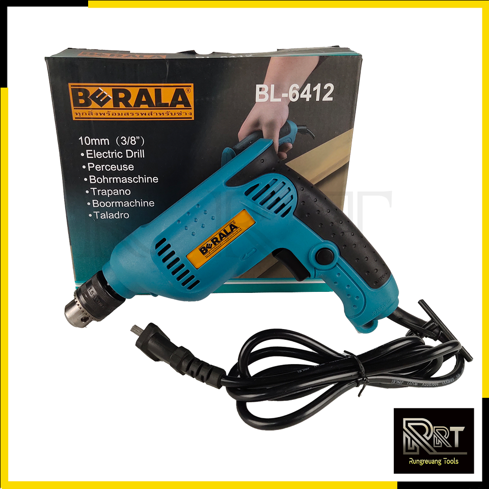 BERALA สว่านปรับรอบซ้าย-ขวา 10 mm. รุ่น BL-6412
