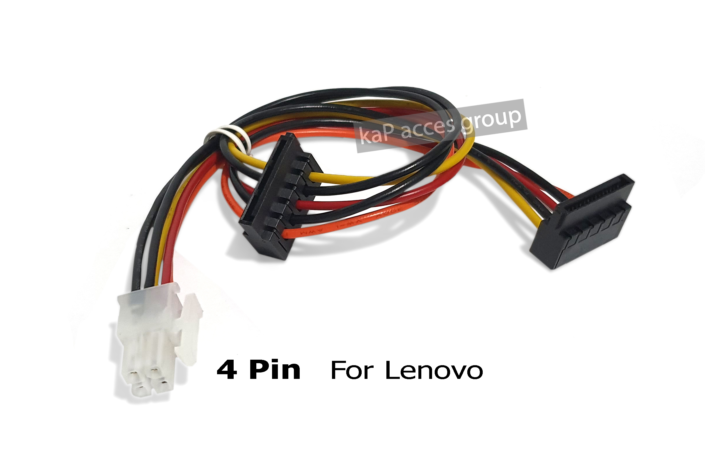 Power ATX 4Pin to 2-Port Serial ATA SATA for Lenovo IPC & Tax Controller (30cm)