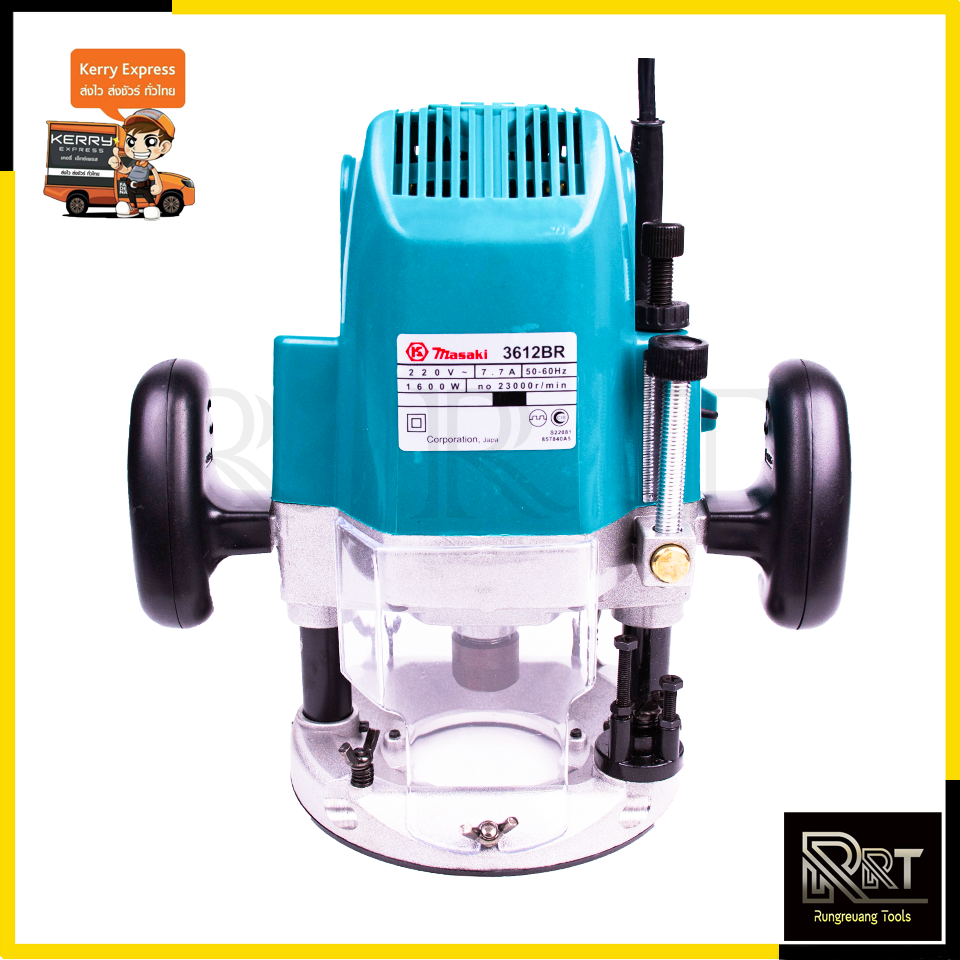 MASAKI เร้าเตอร์ เครื่องเซาะร่องไม้ รุ่น MK-3612BR