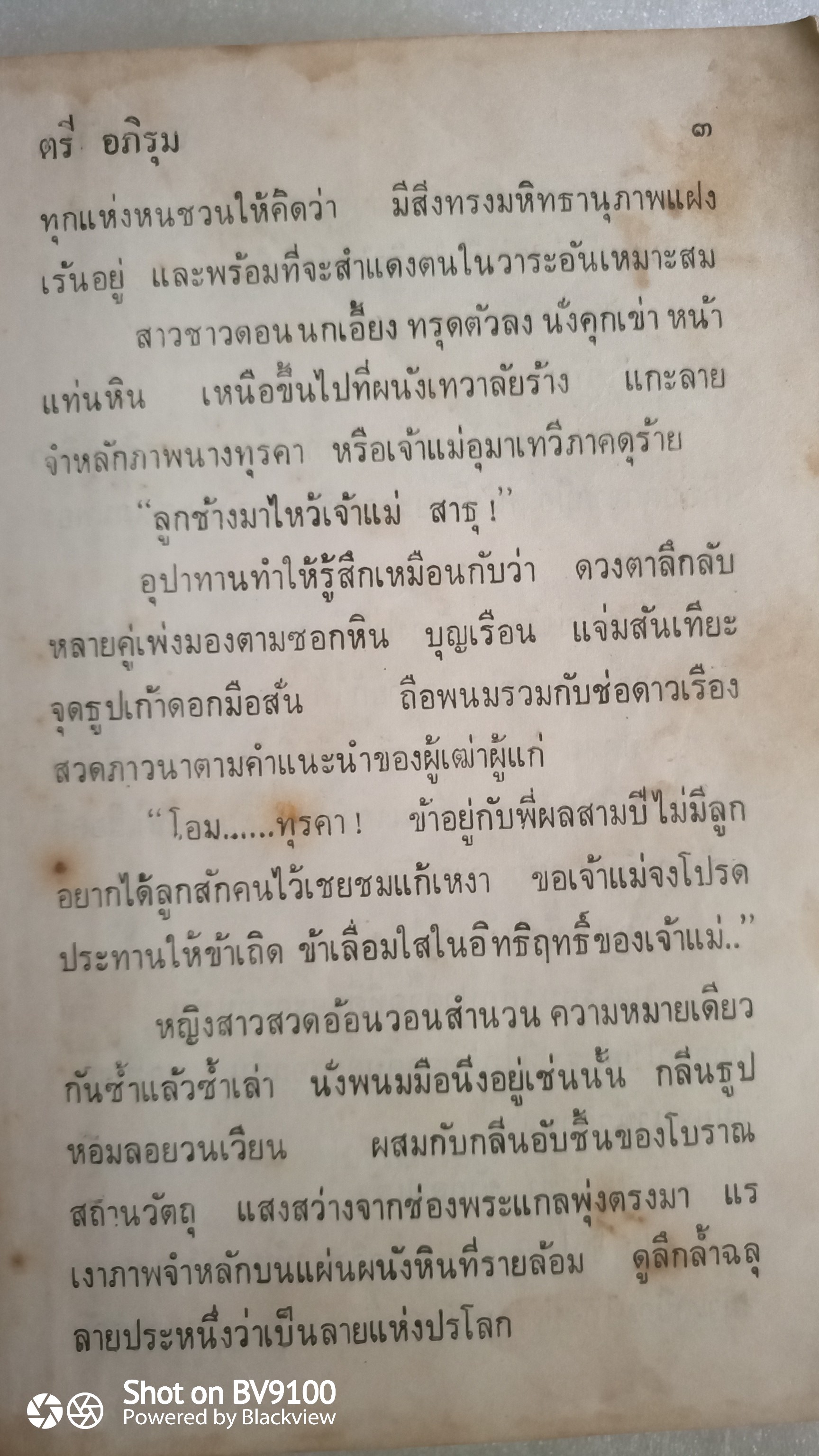 สาวพลังภูติ *ตำหนิ / ตรี อภิรุม