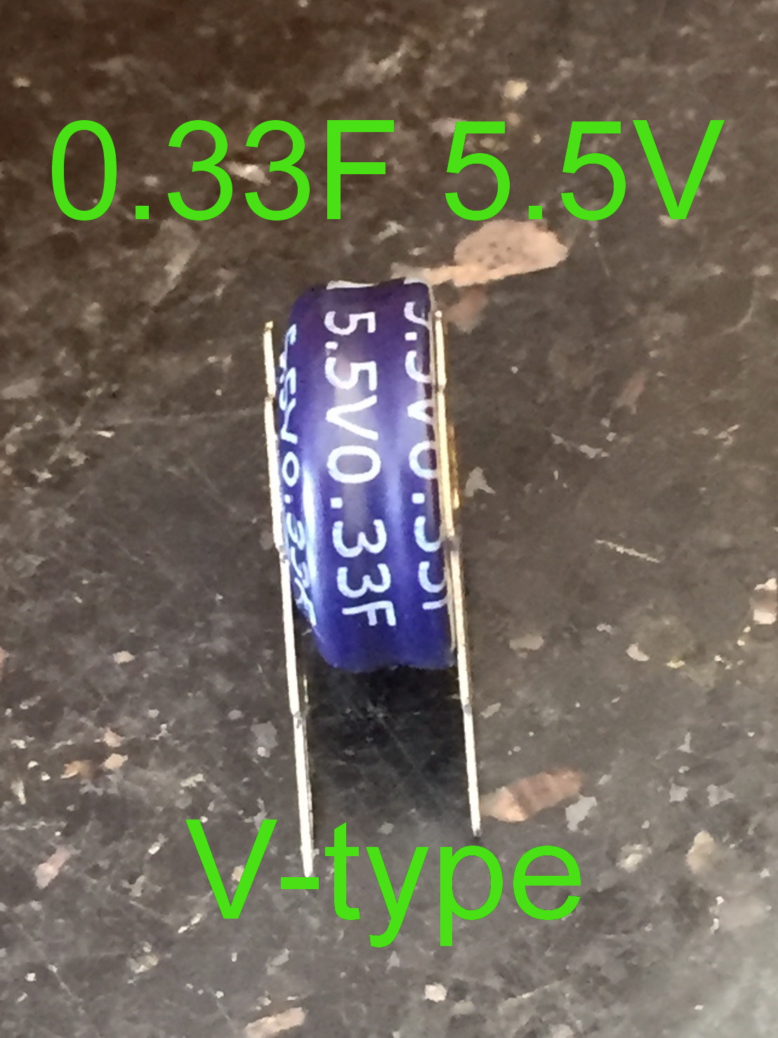 capa 0.33F 5.5V