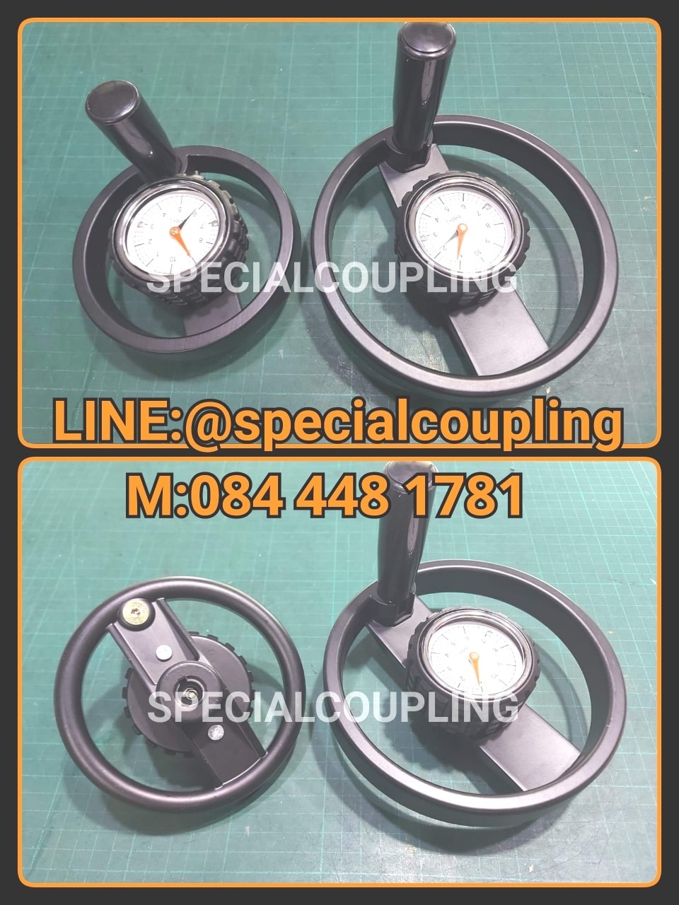 จำหน่าย.HANDWHEEL พร้อมหน้าปัดวัดตำแหน่ง ขนาดod125,160,200mmพร้อมส่งจ้า สอบถามได้คะ