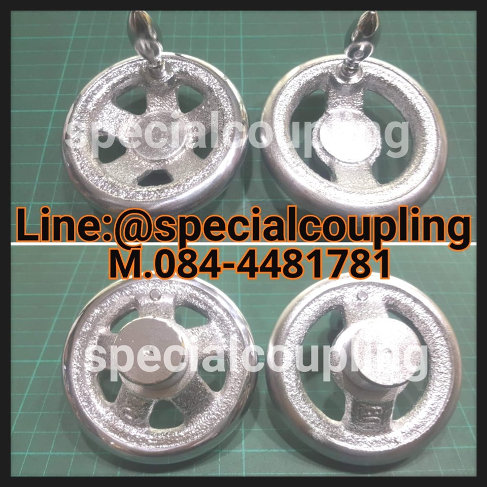 จำหน่ายพวงมาลัยเหล็กชุบขาวขนาด3" พร้อมด้ามจับ แบบตัน พร้อมส่งค่ะ