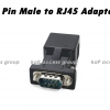 DB9 Pin Male to Lan (RJ45) Adapter