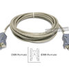 RS232 DB9 Serial 9 Pin FF Cable สายไขว้ต่อเครื่องจักร คอนโทรล
