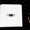 เพลทหน้ากากติดผนัง VGA เมีย/ เมีย (1ช่อง)