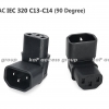 IEC 320 C13 / C14 Adapter (90Degree)