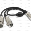 XLR (Male) to Dual XLR (Female) Y-Cable Splitter (ความยาว 50ซม.)
