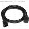 AC Power Cord (3x1.5sq.mm.) C14 to C19 (1.8เมตร)