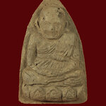 34.หลวงพ่อทวดพิมพ์จำโบ้ หลังยันต์ เนื้อดิน คลาสสิกน่าบูชามากครับ