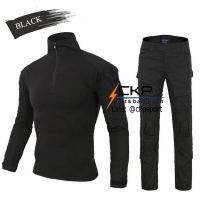 ชุด Tactical Suit สีดำ size S