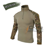 เสื้อ combat shirt ลายมัลติแคม size S 37/43นิ้ว