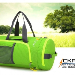 กระเป๋าฟิตเนส 5 in 1 กันน้ำพับเก็บได้ สีเขียว
