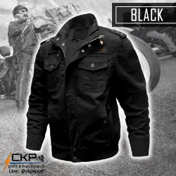 เสื้อแจ็กเก็ตสุดเท่ Jacket City 7 (สีดำ)