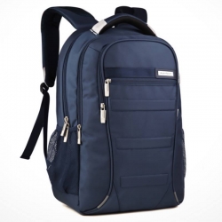 กระเป๋าเป้สะพายหลังกันน้ำซึม สีน้ำเงิน