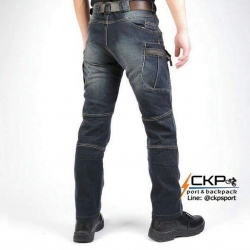 กางเกงยีนส์ ยุทธวิธี รุ่น ix7-Jeans สีดำ