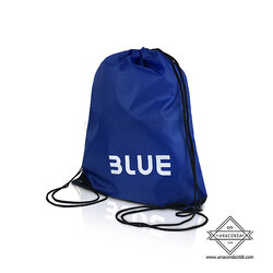 กระเป๋าผ้าร่มหูรูดสะพายหลัง ถุงผ้าหูรูด สกรีนโลโก้