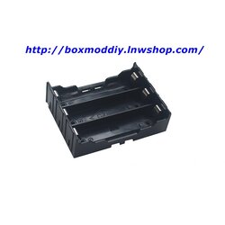 รางถ่าน18650 แบบ3ก้อน ต่ออิสระ