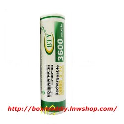 แบตเตอรี่ชาร์ท18650 Authentic BTY 18650 3.7V "3600mAh" Rechargeable Li-ion Batteries