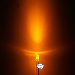 LED 5mm ไดโอดเปล่งแสง สีเหลือง