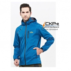 แจ็คเก็ตกันฝน กันน้ำ กันแดด รุ่นS15 สีน้ำเงิน