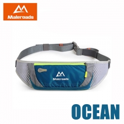 กระเป๋าคาดเอวนักวิ่ง Maleroads (สีเขียวน้ำทะเล)
