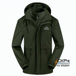 แจ็คเก็ต 2 ชั้น Aquatwo Jacket รุ่น 8113 สีเขียว