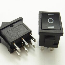 สวิทย์เปิดปิด 6ขา3ทาง DPDT SWITCH ขนาด 15*22มม.