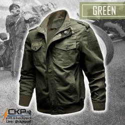 เสื้อแจ็กเก็ตสุดเท่ Jacket City 7 (สีเขียว)