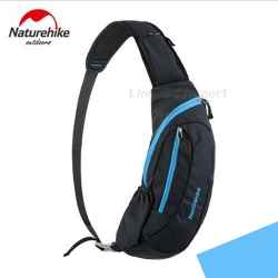 กระเป๋าสะพาย Naturehike Sling Bag รุ่น NH3 (สีดำซิปฟ้า)