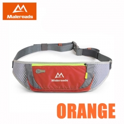 กระเป๋าคาดเอวนักวิ่ง Maleroads (สีส้ม)