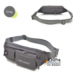 กระเป๋าคาดเอว FREE KNIGHT สีเทา