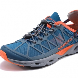 รองเท้าลุยน้ำ รองเท้าแห้งเร็ว Merrto 7225 สีเทาส้ม