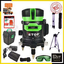 ETOP ระดับน้ำเลเซอร์ 5 เส้น 360 องศา รุ่น XH-5148 (แสงสีเขียว)