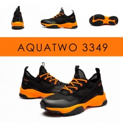 Aquatwo 3349 รองเท้าสไตล์สปอร์ต Black/Orange (ดำ)