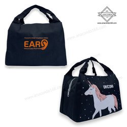 กระเป๋าเก็บอุณหภูมิ ลายการ์ตูน กระเป๋าใส่อาหารกลางวัน ทำโลโก้