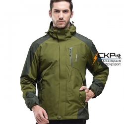 เสื้อแจ็คเก็ต Makino สีเขียวทหาร