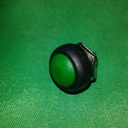 ปุ่มกดติดปล่อยดับ วัสดุABS ทนความร้อน แป้นบอล สีเขียว