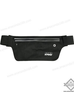 กระเป๋าคาดเอวสปอร์ตทรงเหลี่ยมสีพื้น ทำโลโก้