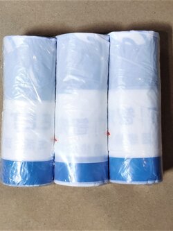 ถุงขยะมีสายรูดสำหรับห้องน้ำแมวอัตโนมัติ รุ่นใหม่ สำหรับ MEET 2/ MEET 1 MOME ขนาดบรรจุแพ็ค 3 ม้วนๆละ 20 ถุง รวม 60 ถุง