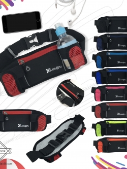 คาดเอวสปอร์ตมีช่องใส่กระบอกน้ำ2ช่อง (JUNLETU)