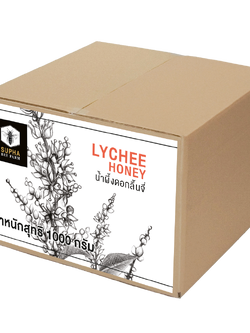 น้ำผึ้งดอกลิ้นจี่ 1000 กรัม ยกโหล (Lychee Honey 1000g 12 pcs)