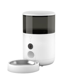 Petoneer เพ็ทโอเนียร์ เครื่องให้อาหารแมวแบบอัตโนมัติมีกล้องวีดีโอควบคุมด้วยสมาร์ทโฟน NUTRI VUE